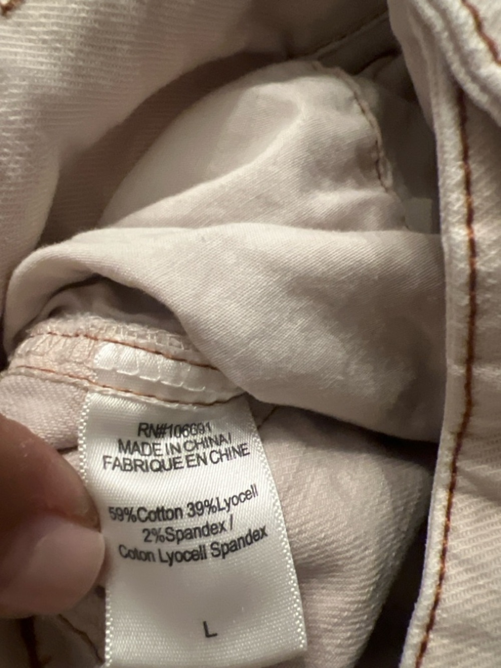 YFB Young Fabulous & Broke Oatmeal Wide Leg Utility Pants Lyocell Blend Large - Picture 4 of 4